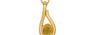 Gold Thailand Yellow Sapphire Pendant Prime Quality (P9)