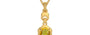 Gold Thailand Yellow Sapphire Pendant Rare Quality (P6)