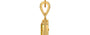 Gold Thailand Yellow Sapphire Pendant Rare Quality (P7)