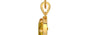 Gold Thailand Yellow Sapphire Pendant Rare Quality (P8)