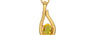 Gold Thailand Yellow Sapphire Pendant Rare Quality (P9)