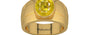 Gold Thailand Yellow Sapphire Ring Limited Quality (R1)