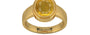Gold Thailand Yellow Sapphire Ring Prime Quality (R3)