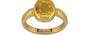 Gold Thailand Yellow Sapphire Ring Prime Quality (R6)