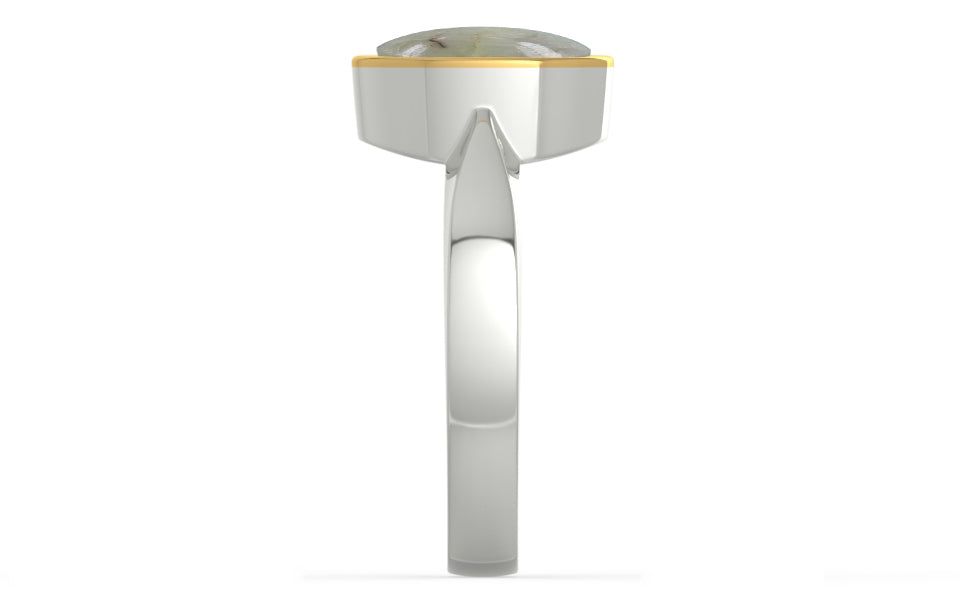 GoldCap Cat's Eye Ring Prime Quality (R9)