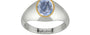 Goldcap Ceylon Blue Sapphire Ring Fine Quality (R12)