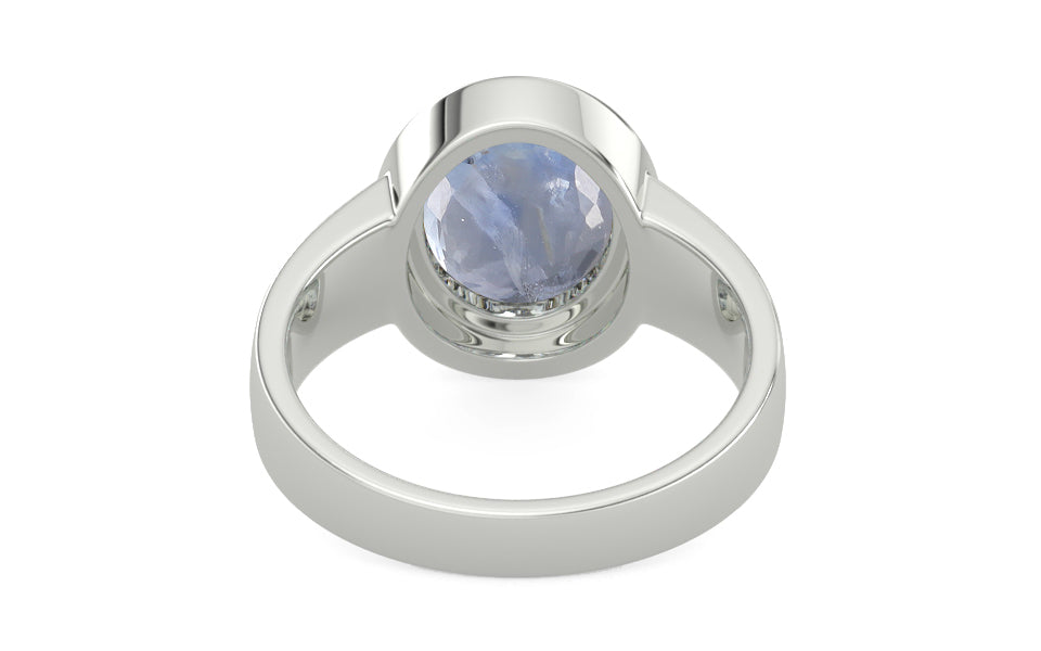 Goldcap Ceylon Blue Sapphire Ring Fine Quality (R3)