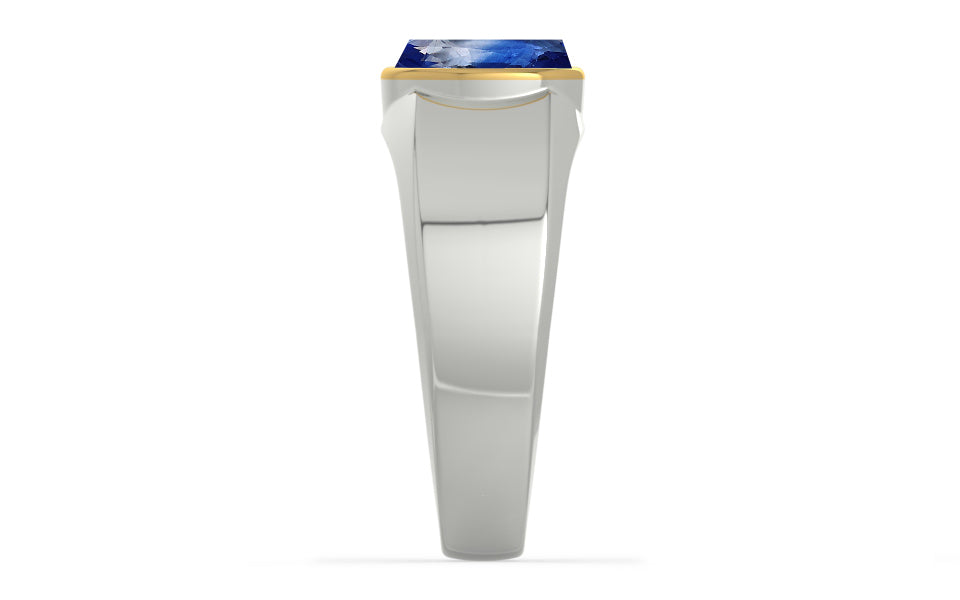 Goldcap Ceylon Blue Sapphire Ring Limited Quality (R10)