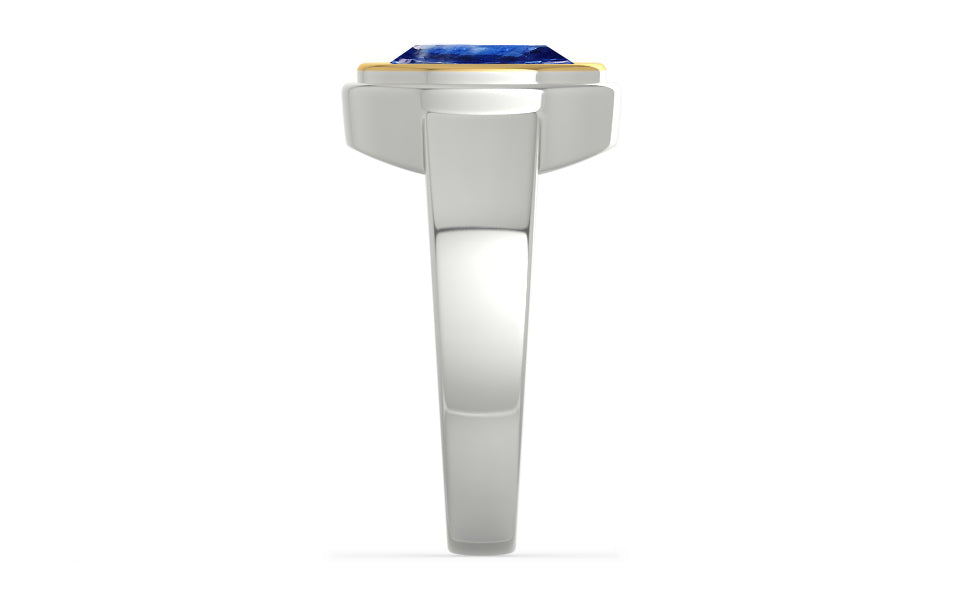 Goldcap Ceylon Blue Sapphire Ring Limited Quality (R3)