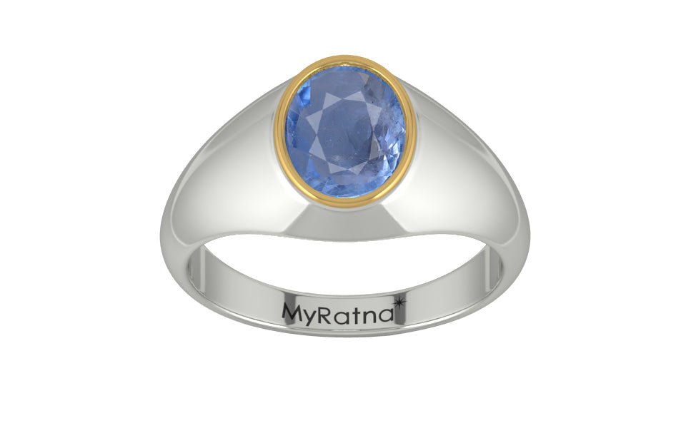 Goldcap Ceylon Blue Sapphire Ring Prime Quality (R12)