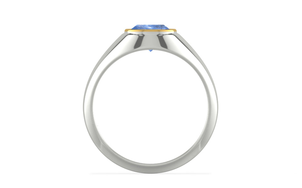 Goldcap Ceylon Blue Sapphire Ring Prime Quality (R12)