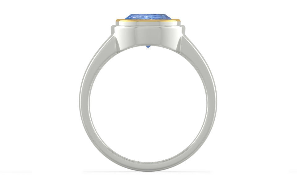 Goldcap Ceylon Blue Sapphire Ring Prime Quality (R3)
