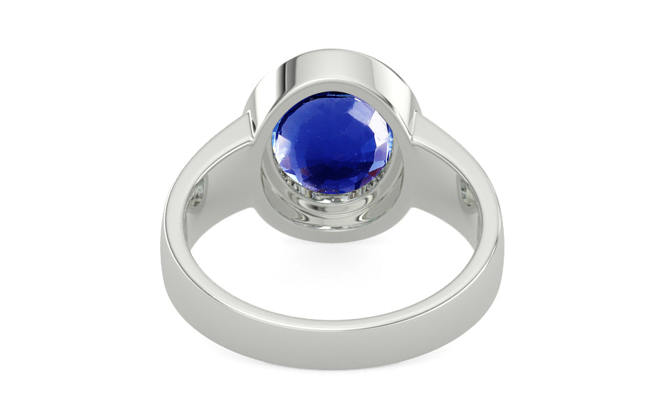 Goldcap Ceylon Blue Sapphire Ring Rare Quality (R3)