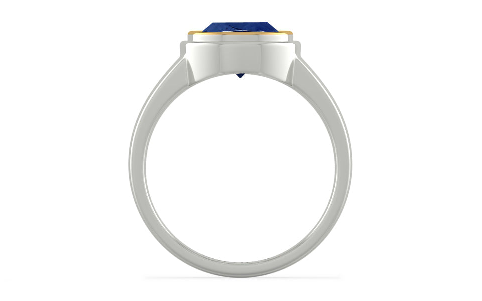 Goldcap Ceylon Blue Sapphire Ring Rare Quality (R3)