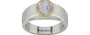 GoldCap Ceylon White Sapphire Ring Fine Quality (R10)
