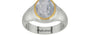 GoldCap Ceylon White Sapphire Ring Fine Quality (R7)