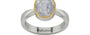 GoldCap Ceylon White Sapphire Ring Fine Quality (R9)