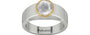 GoldCap Ceylon White Sapphire Ring Limited Quality (R10)
