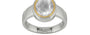 Goldcap Ceylon White Sapphire Ring Limited Quality (R3)