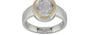 Goldcap Ceylon White Sapphire Ring Prime Quality (R3)