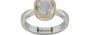 GoldCap Ceylon White Sapphire Ring Prime Quality (R9)