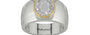 Goldcap Ceylon White Sapphire Ring Rare Quality (R1)