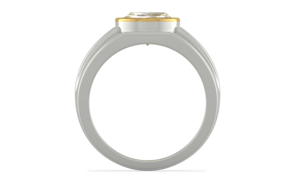 Goldcap Ceylon Yellow Sapphire Ring Fine Quality (R1)