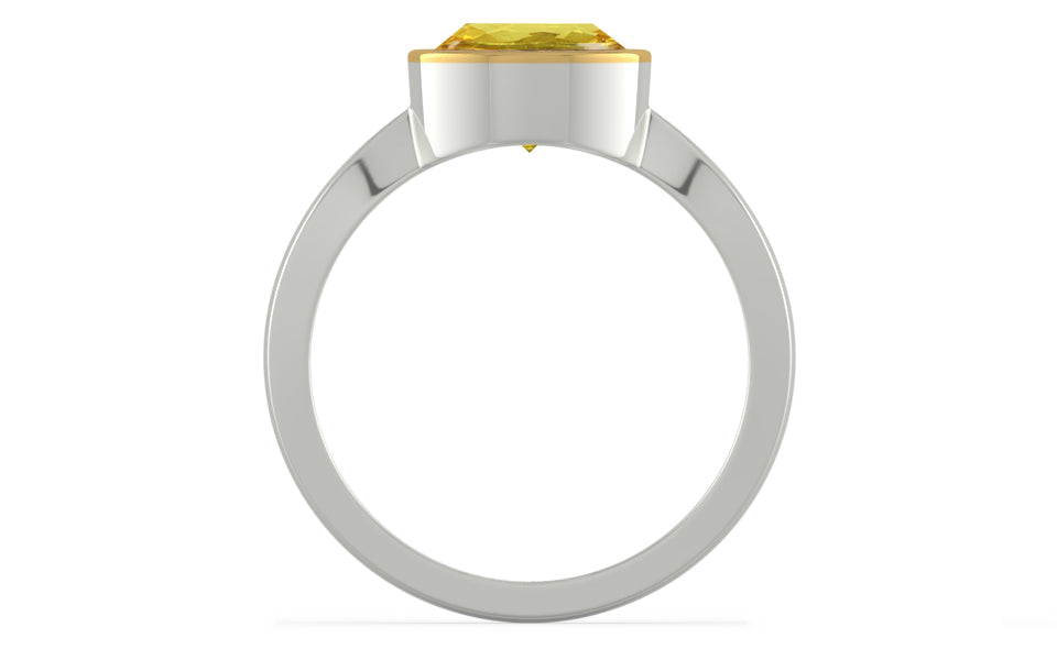 GoldCap Ceylon Yellow Sapphire Ring Limited Quality (R9)
