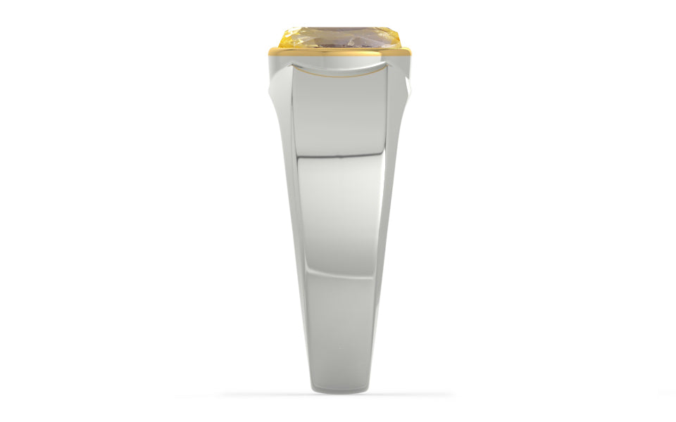 GoldCap Ceylon Yellow Sapphire Ring Prime Quality (R10)