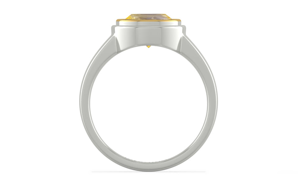 Goldcap Ceylon Yellow Sapphire Ring Prime Quality (R3)
