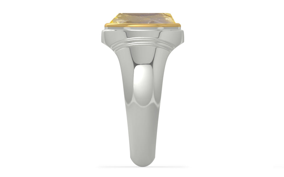 GoldCap Ceylon Yellow Sapphire Ring Prime Quality (R7)