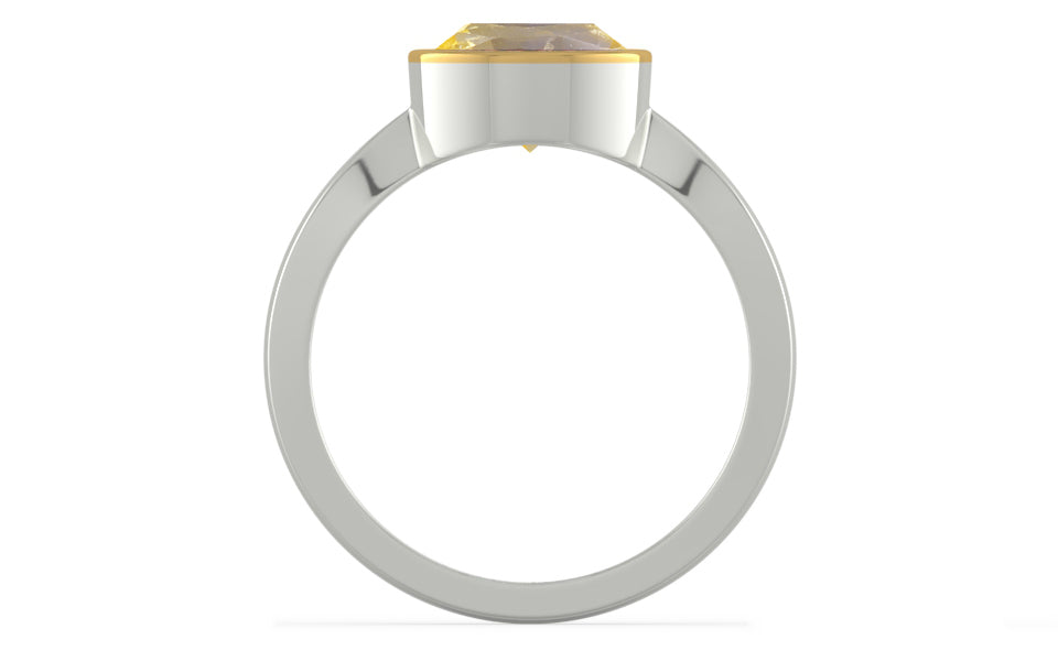 GoldCap Ceylon Yellow Sapphire Ring Prime Quality (R9)