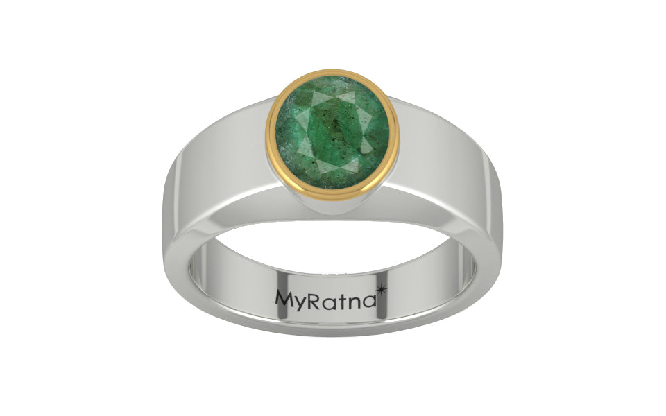 GoldCap Emerald Ring Fine Quality (R10)