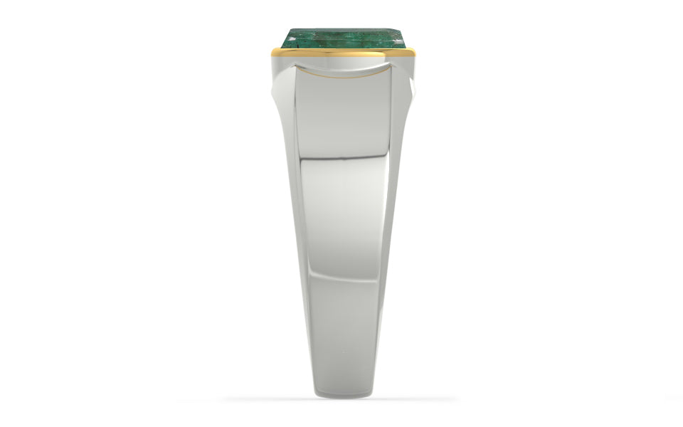 GoldCap Emerald Ring Fine Quality (R10)