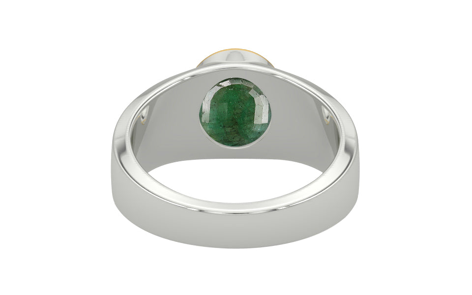 GoldCap Emerald Ring Fine Quality (R10)
