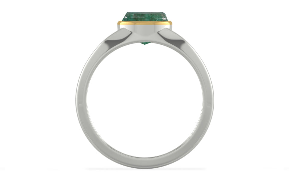 GoldCap Emerald Ring Fine Quality (R10)