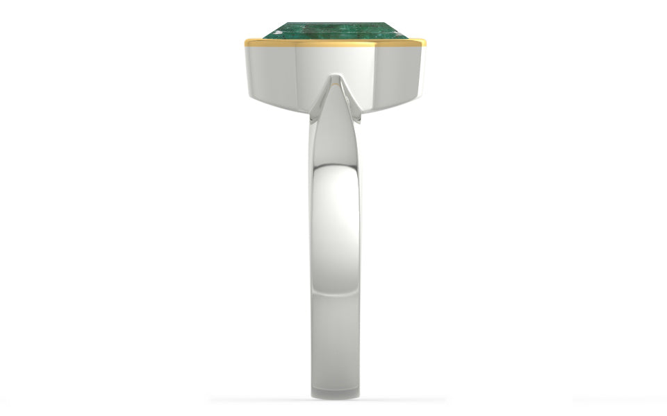 GoldCap Emerald Ring Fine Quality (R9)