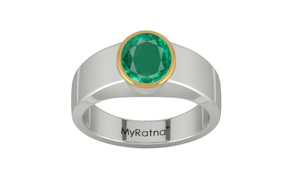 GoldCap Emerald Ring Rare Quality (R10)