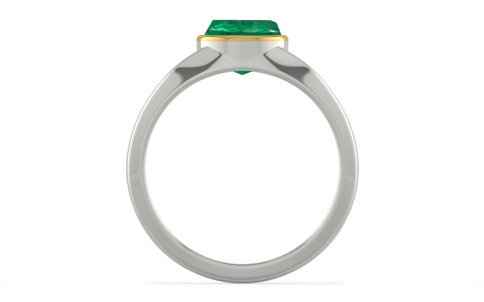 GoldCap Emerald Ring Rare Quality (R10)
