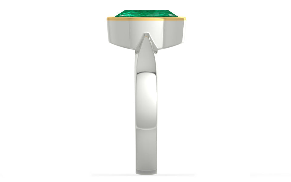 GoldCap Emerald Ring Rare Quality (R9)