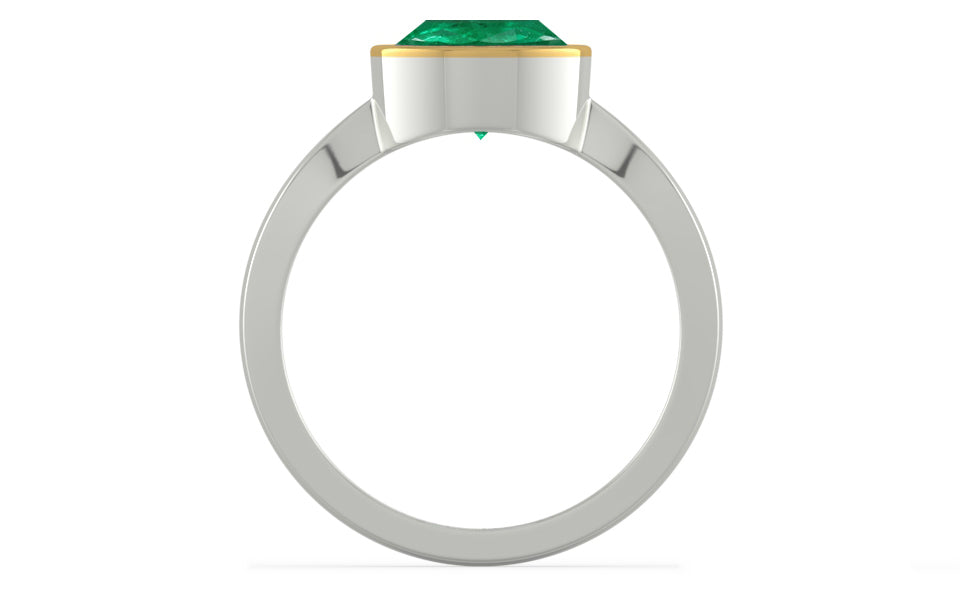GoldCap Emerald Ring Rare Quality (R9)