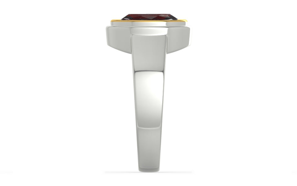 Goldcap Hessonite Garnet Ring Fine Quality (R3)