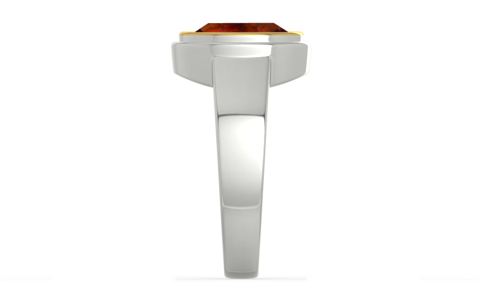 Goldcap Hessonite Garnet Ring Limited Quality (R3)