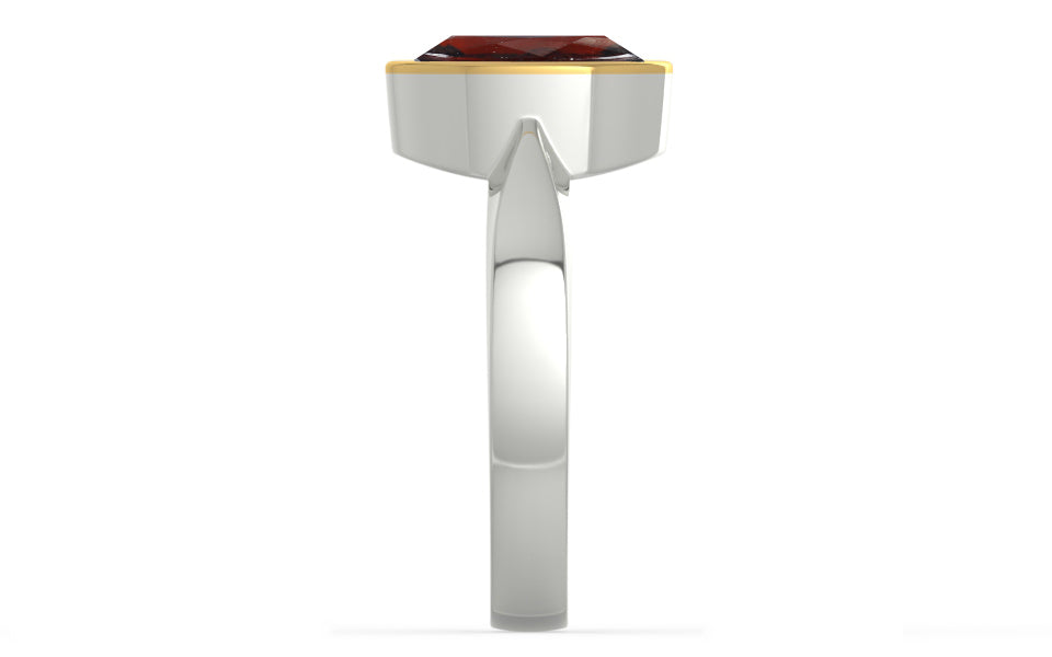 GoldCap Hessonite Garnet Ring Prime Quality (R9)