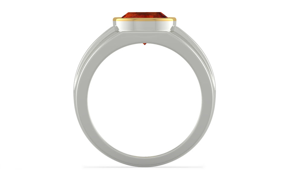 Goldcap Hessonite Garnet Ring Rare Quality (R1)
