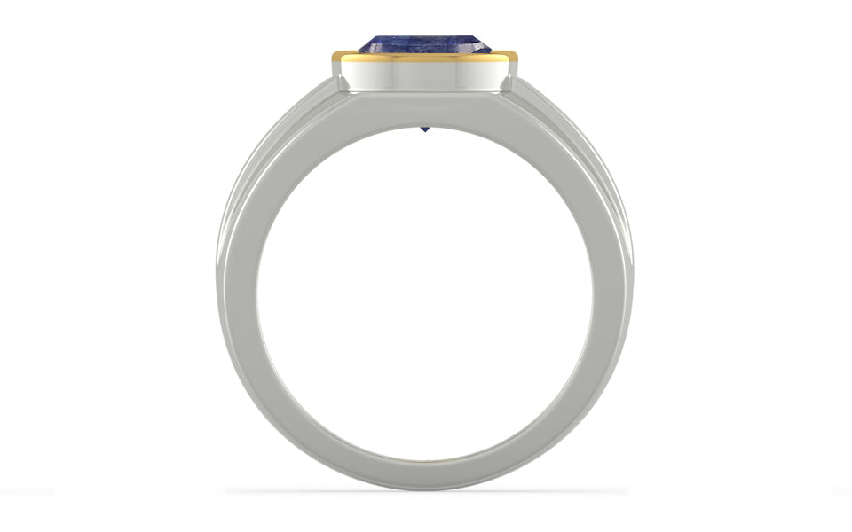 Goldcap Thailand Blue Sapphire Ring Fine Quality (R1)