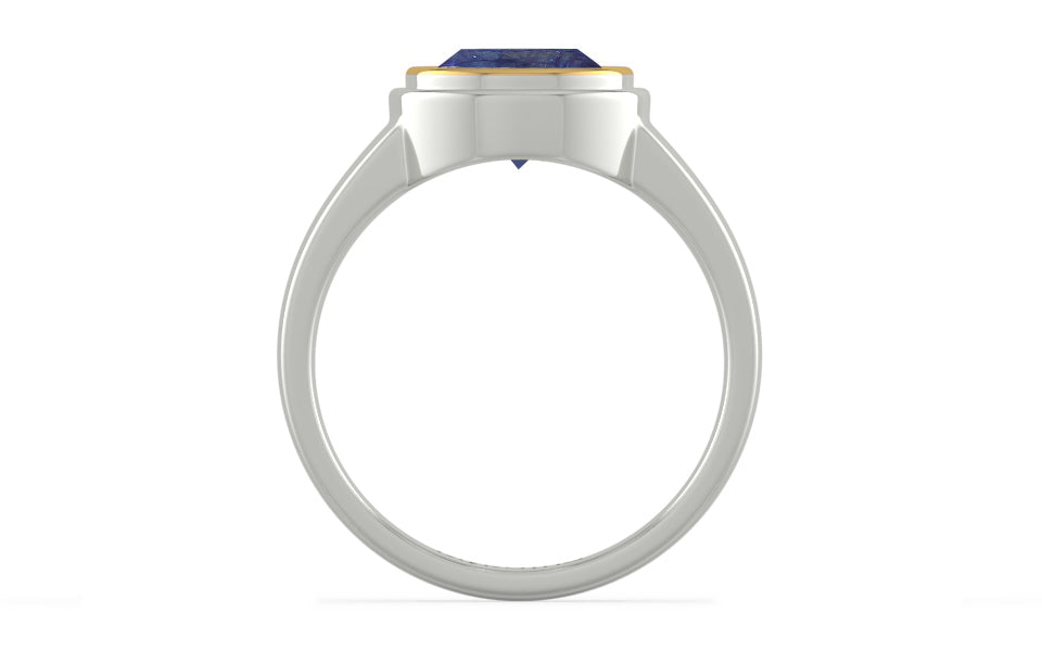 Goldcap Thailand Blue Sapphire Ring Fine Quality (R3)