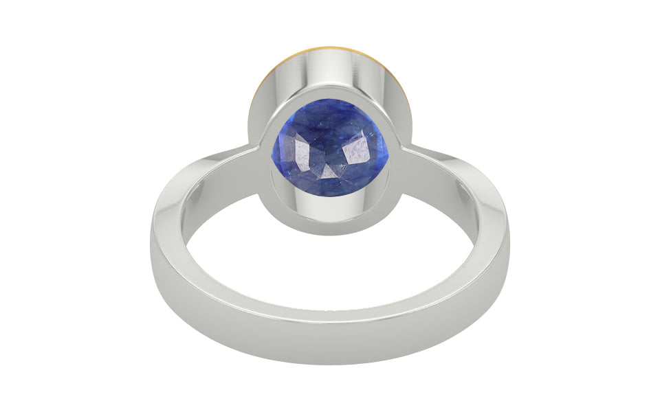 Goldcap Thailand Blue Sapphire Ring Fine Quality (R9)