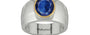 Goldcap Thailand Blue Sapphire Ring Limited Quality (R1)