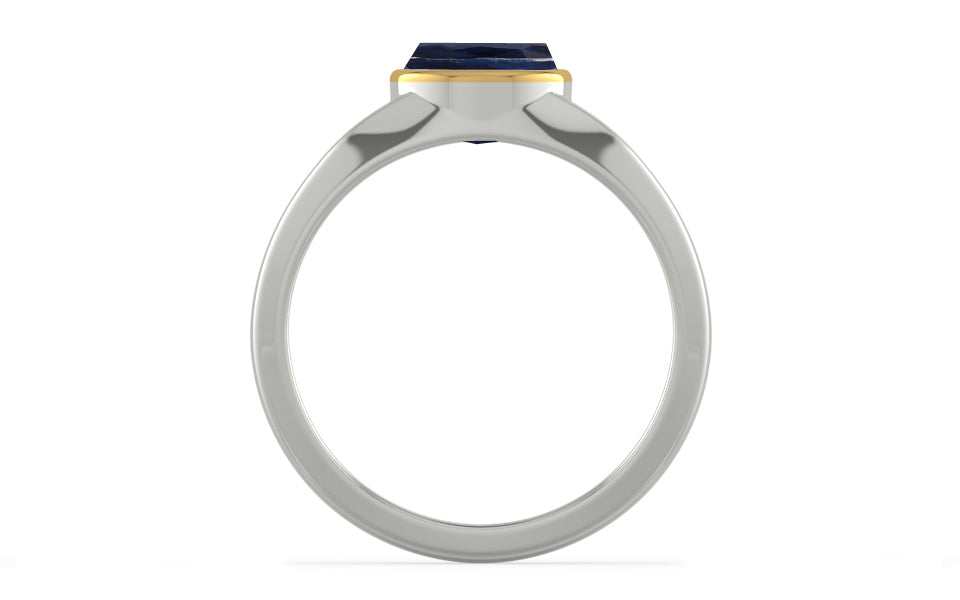 Goldcap Thailand Blue Sapphire Ring Limited Quality (R10)